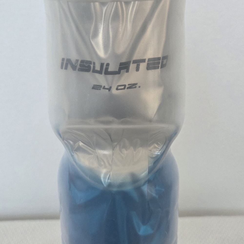 Insulated 24 oz. Blue Stainless Bottle